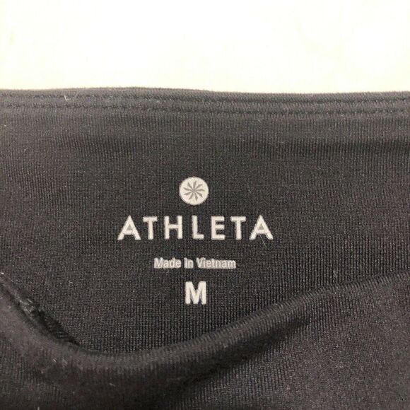 Athleta Tangram Capri Legging Wee Purple Black - Picture 5 of 7